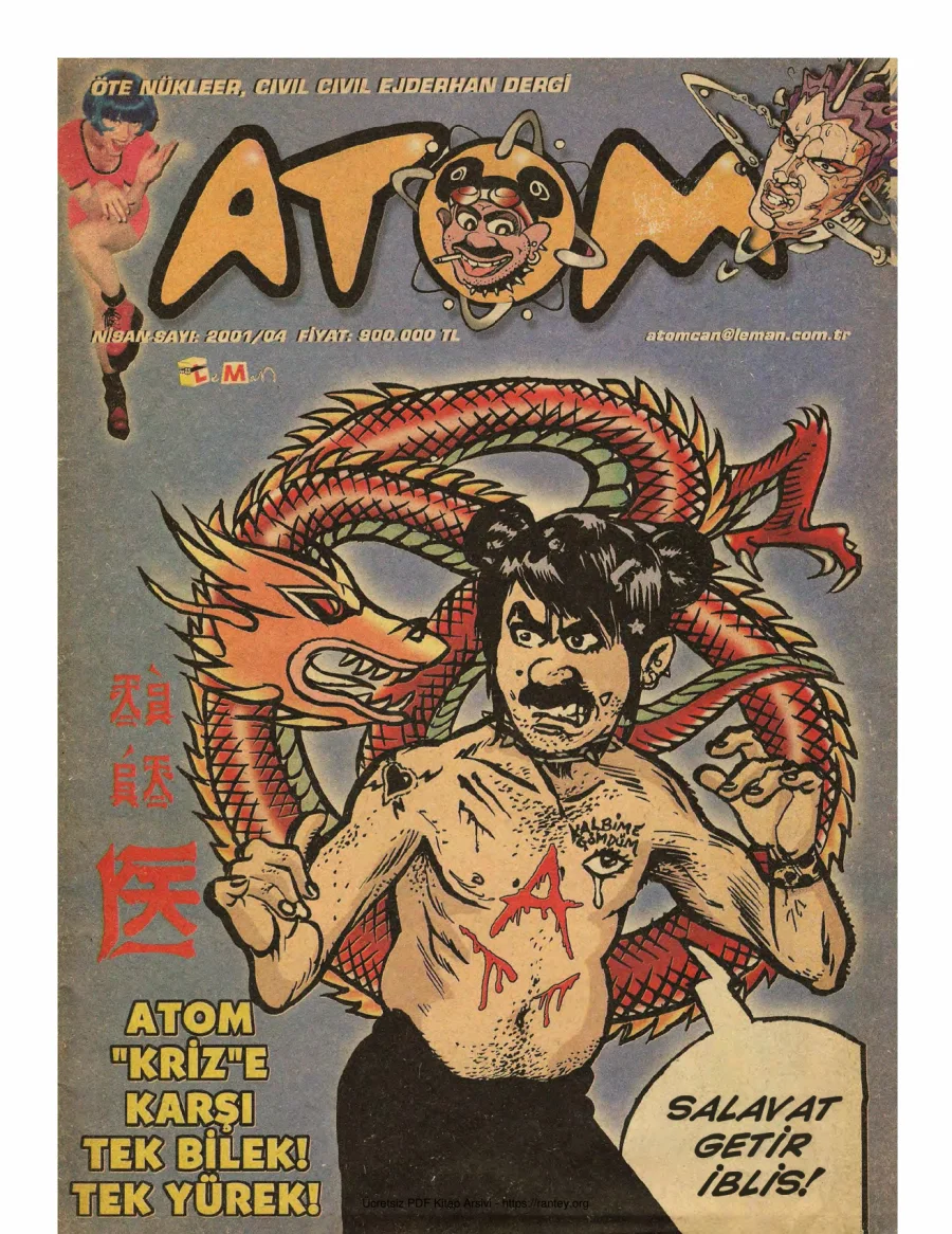 Atom 2001 Sayı 04 kapak görseli