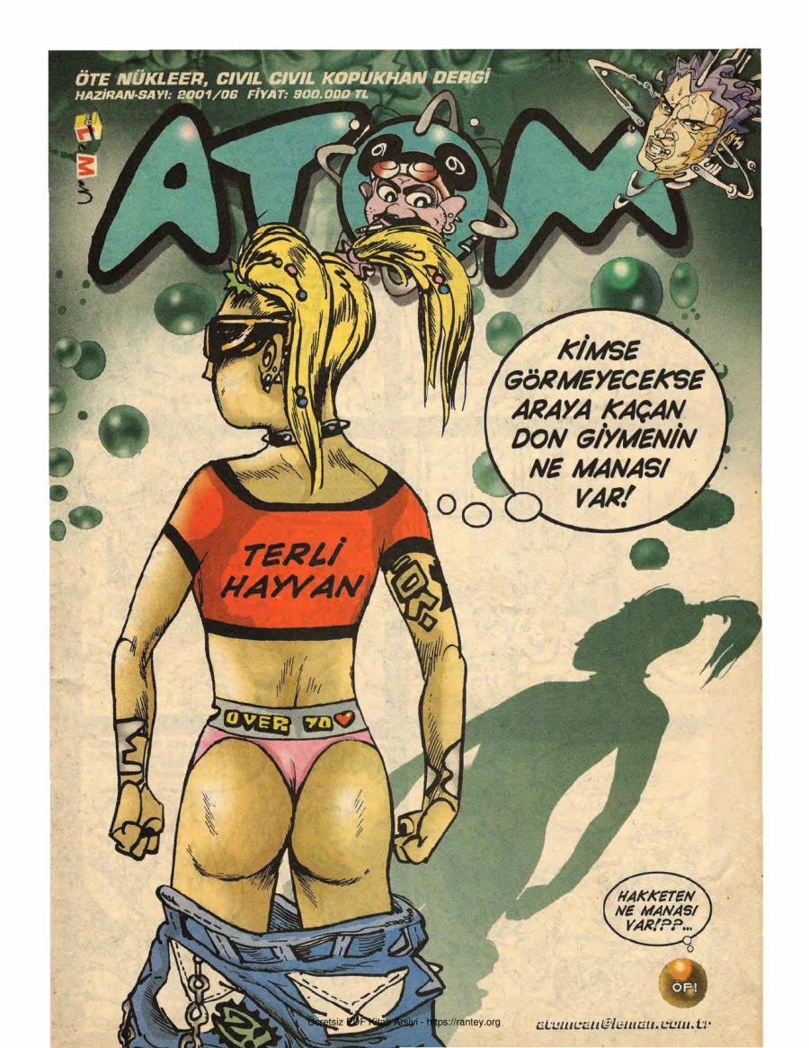 Atom 2001 Sayı 06 kapak görseli