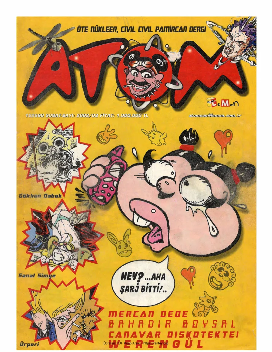 Atom 2002 Sayı 02 kapak görseli