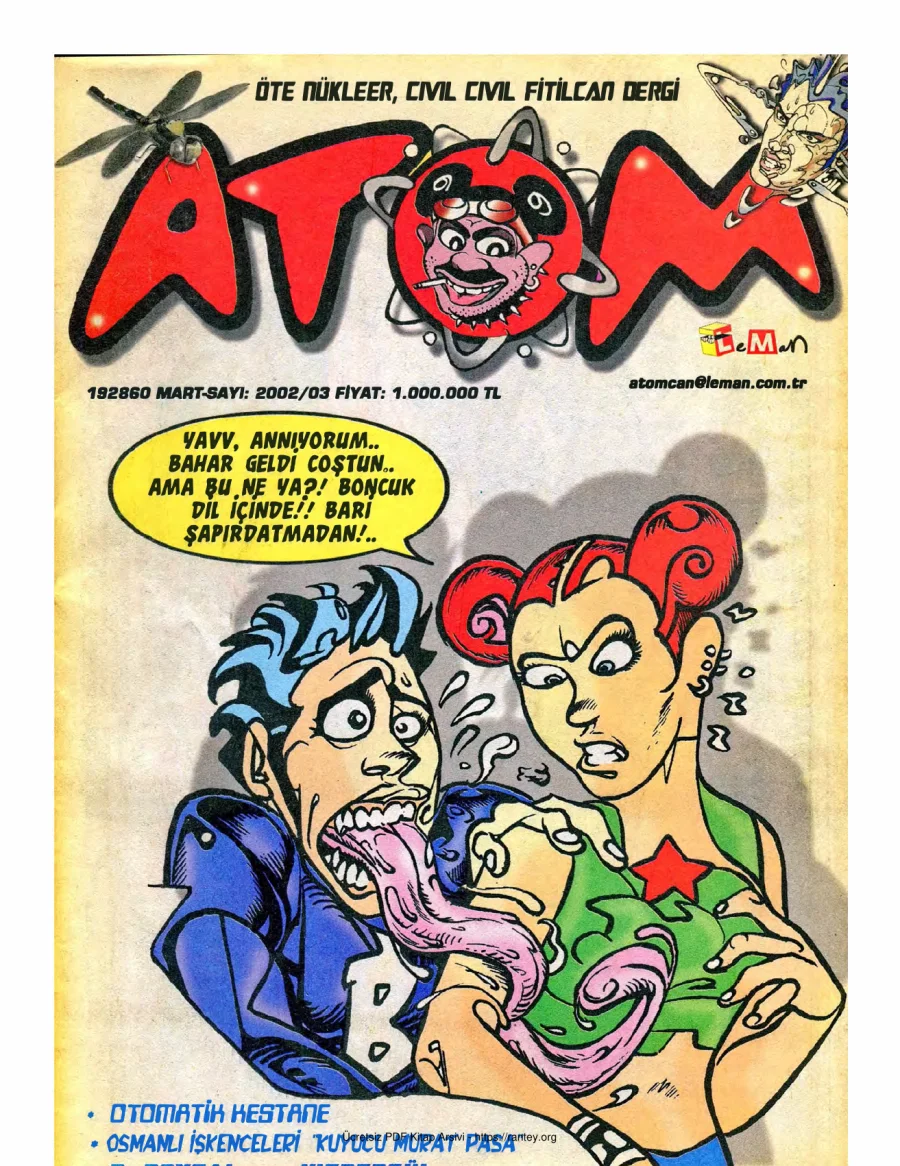 Atom 2002 Sayı 03 kapak görseli