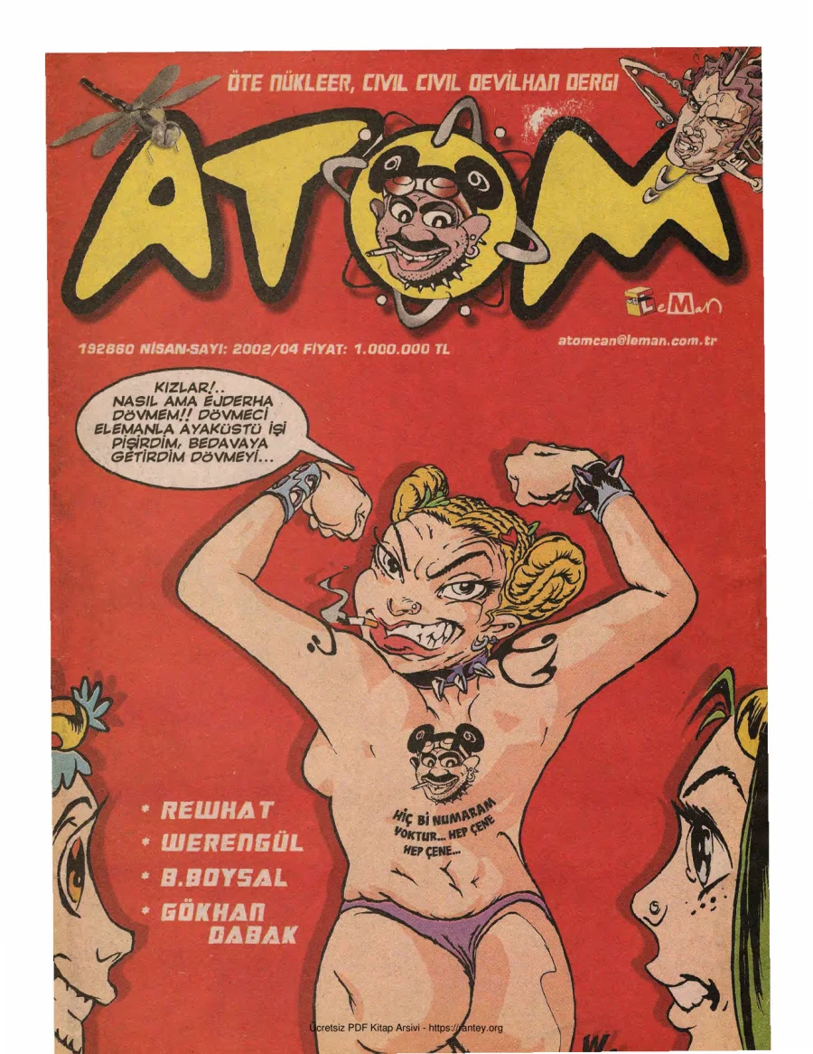 Atom 2002 Sayı 04 kitap kapağı