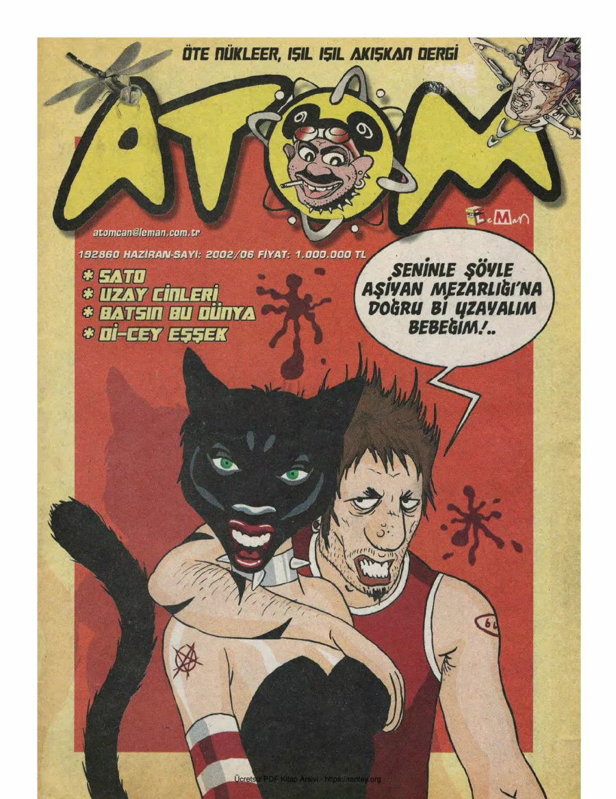 Atom 2002 Sayı 06 kapak görseli