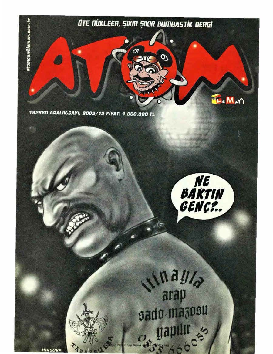 Atom 2002 Sayı 12 kapak görseli