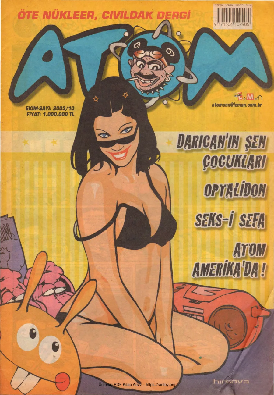 Atom 2003 Sayı 10 kapak görseli