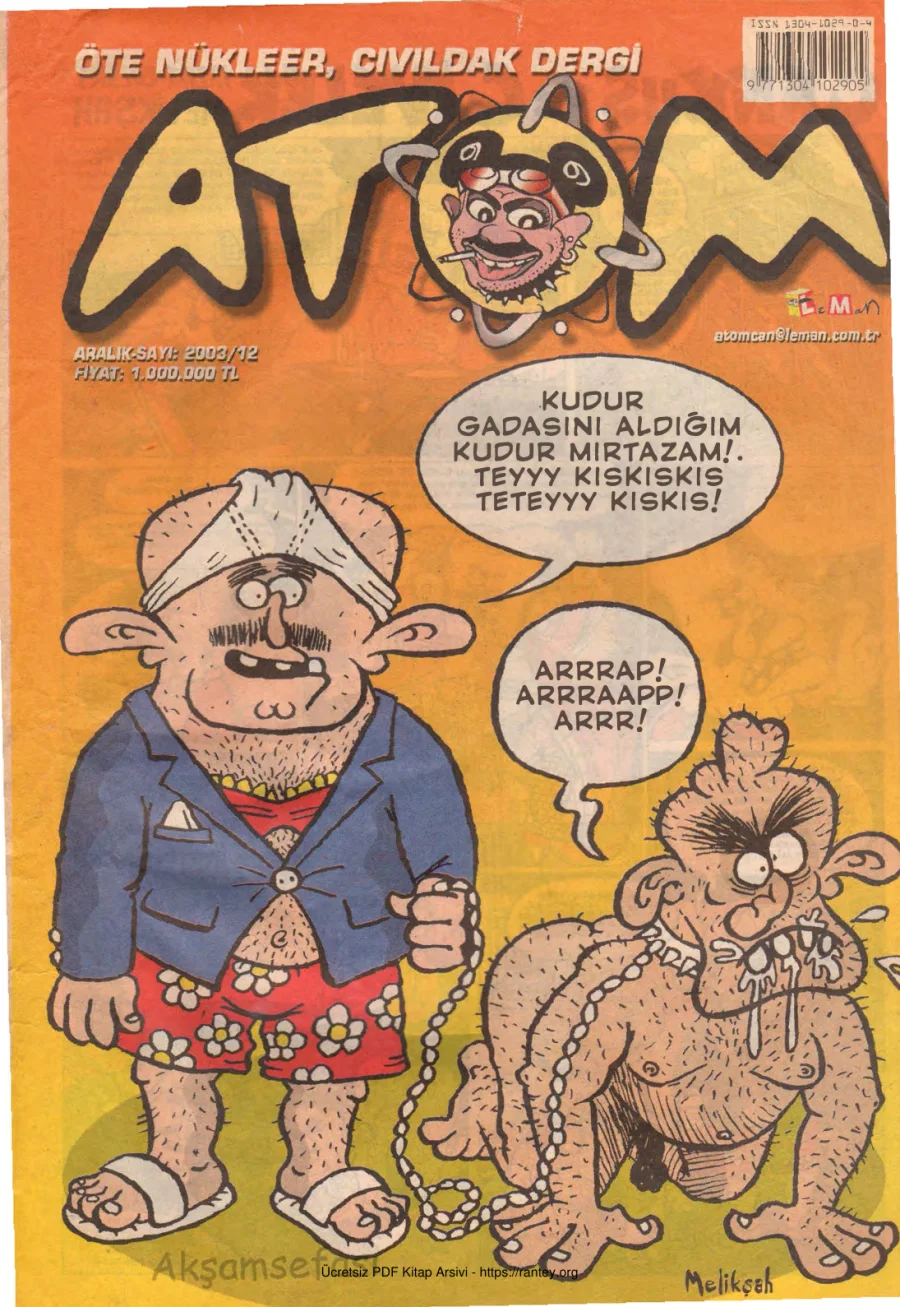 Atom 2003 Sayı 12 kapak görseli
