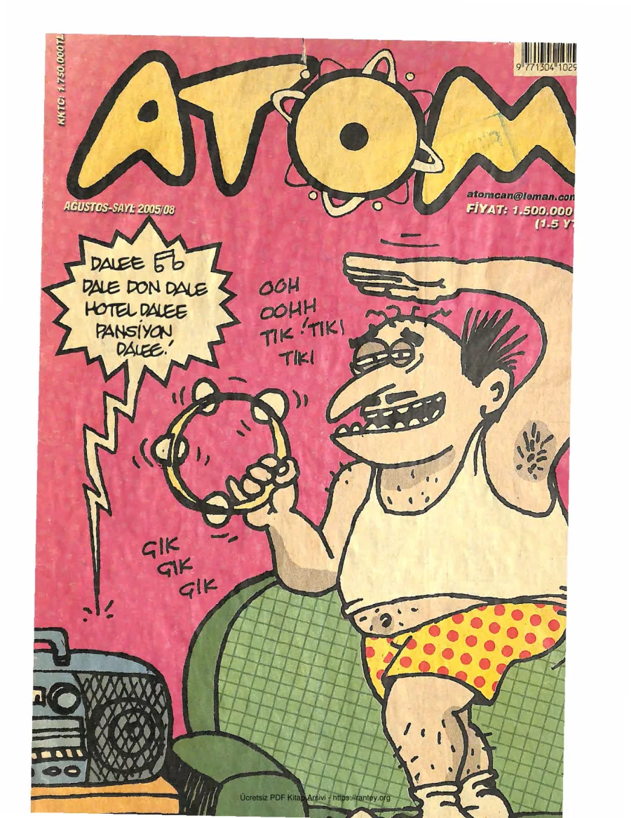 Atom 2005 Sayı 08 kapak görseli