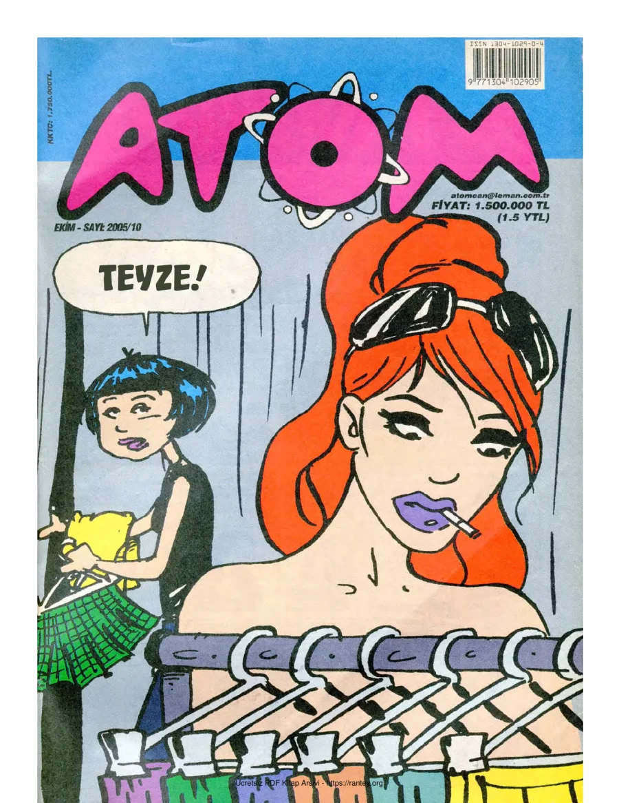 Atom 2005 Sayı 10 kapak görseli