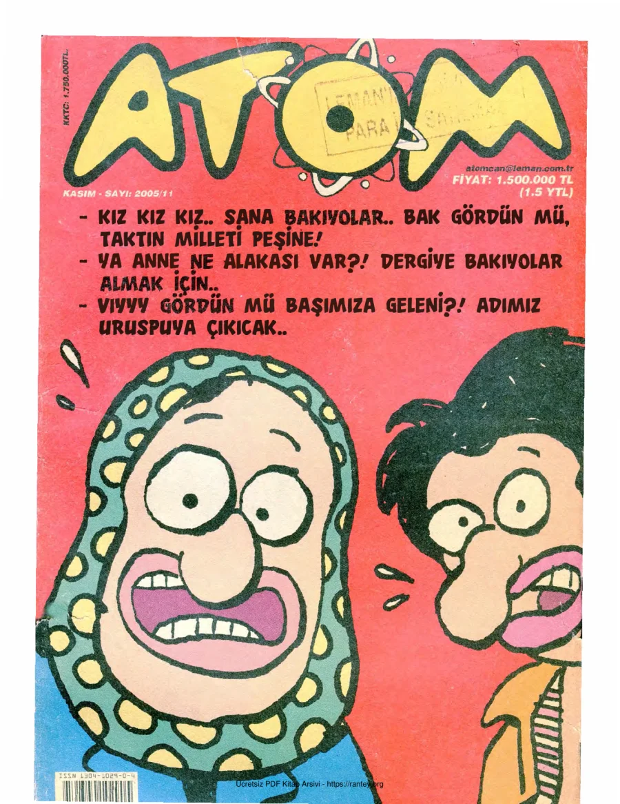 Atom 2005 Sayı 11 kapak görseli