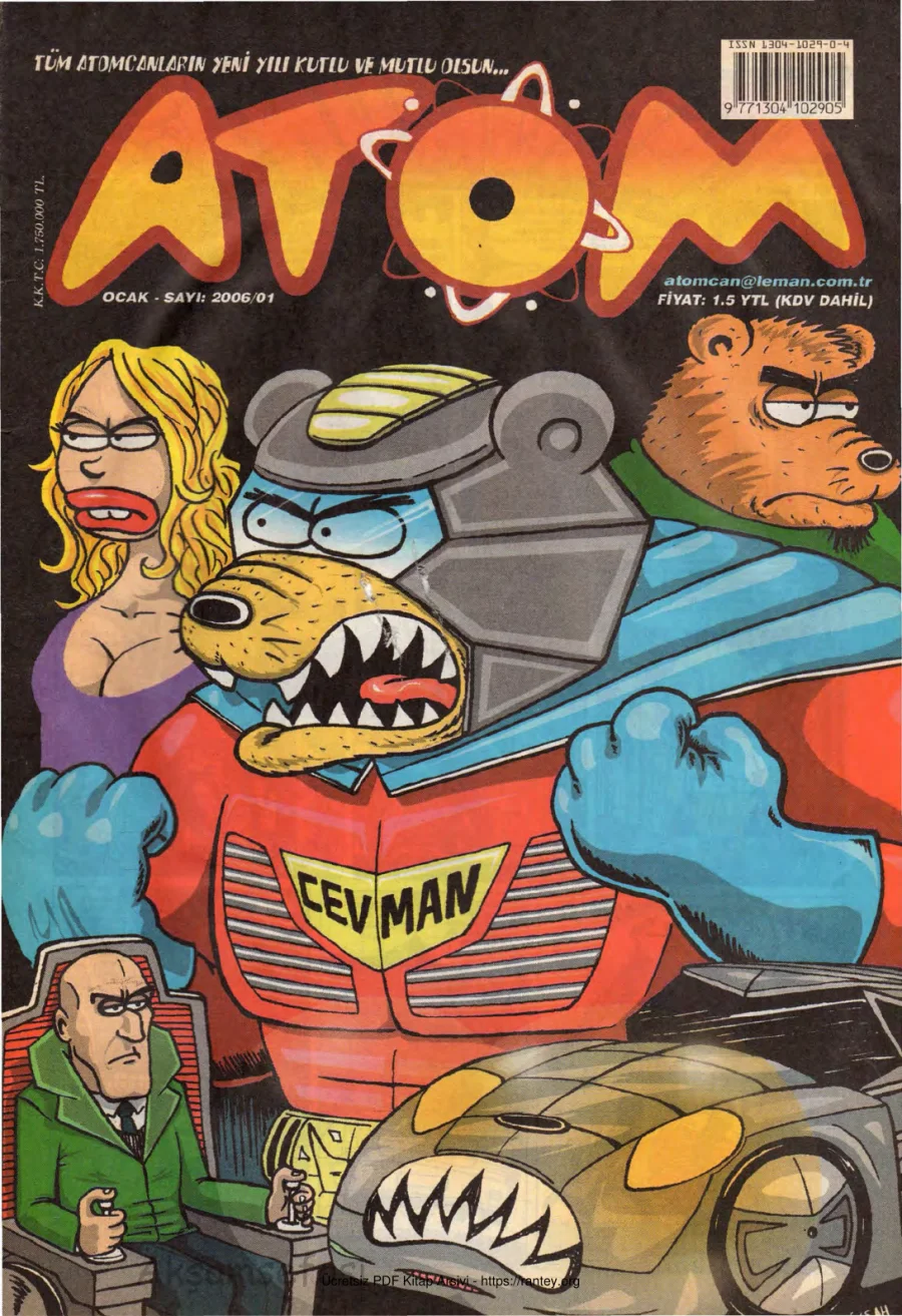Atom 2006 Sayı 01 kapak görseli