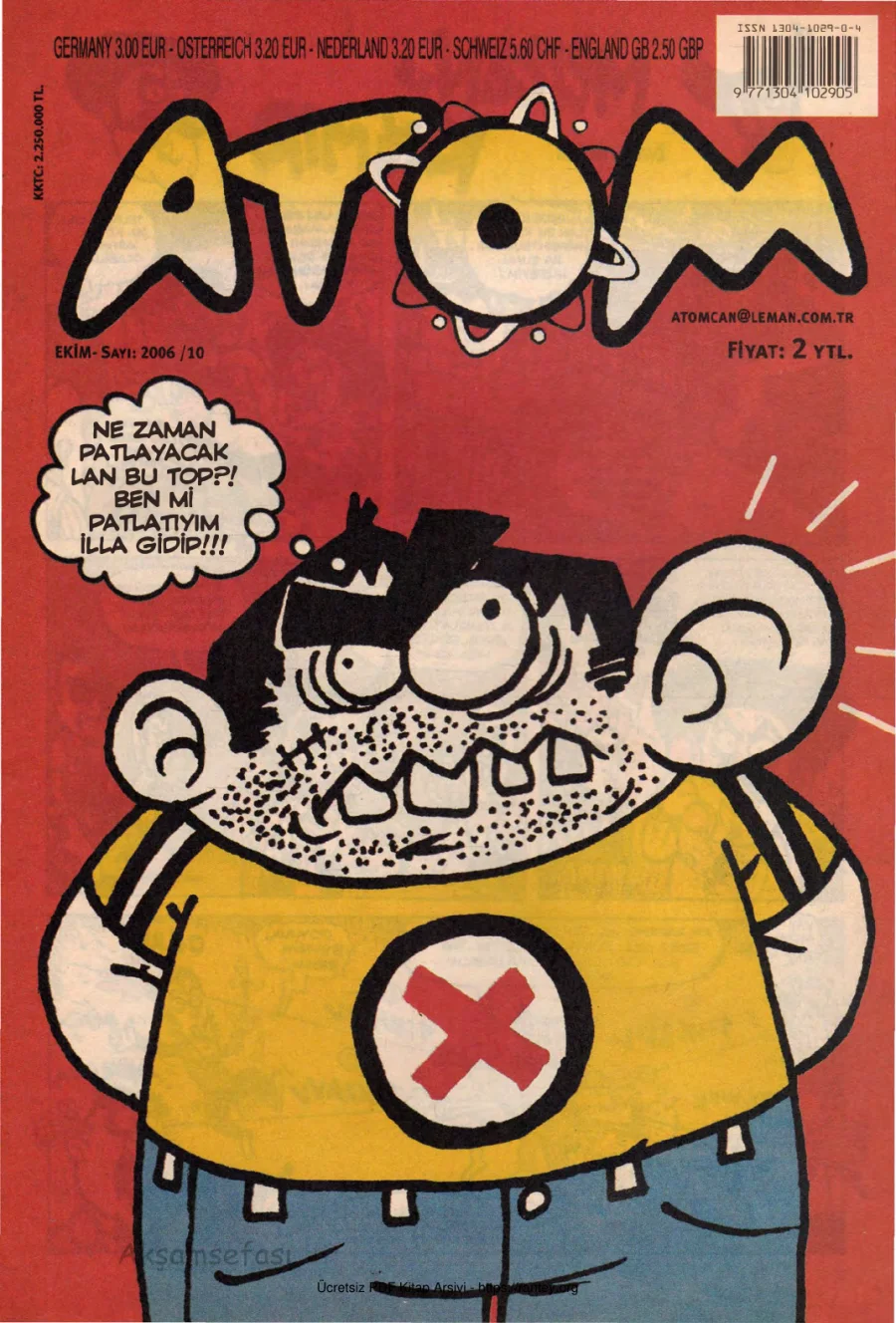 Atom 2006 Sayı 10 kapak görseli