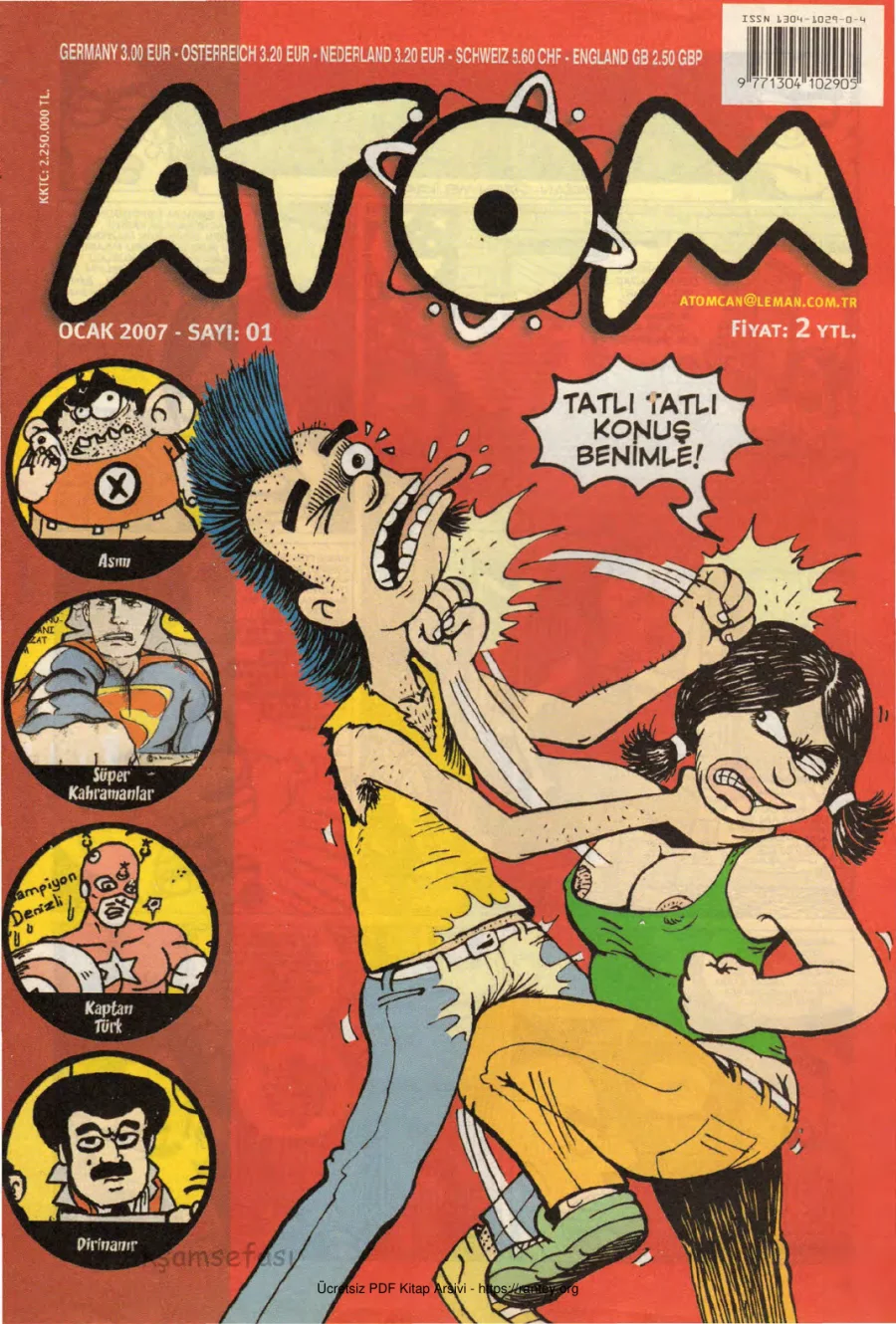 Atom 2007 Sayı 01 kapak görseli