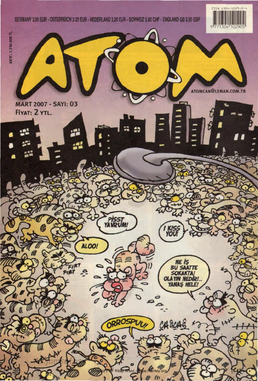 Atom 2007 Sayı 03 kapak görseli