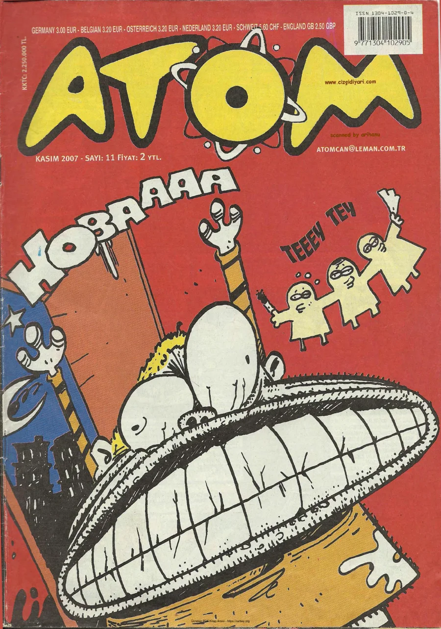 Atom 2007 Sayı 11 kapak görseli