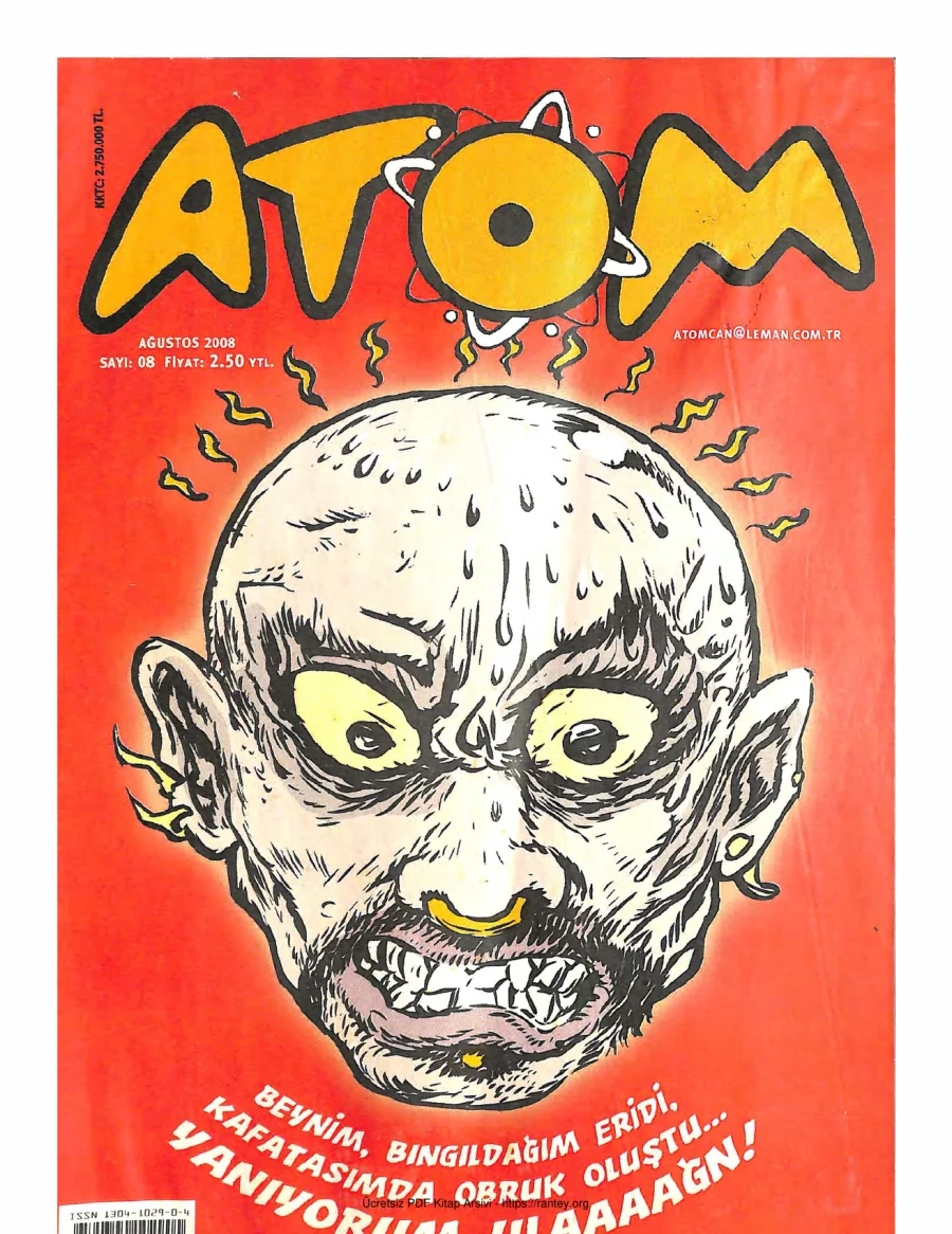 Atom 2008 Sayı 08 kapak görseli