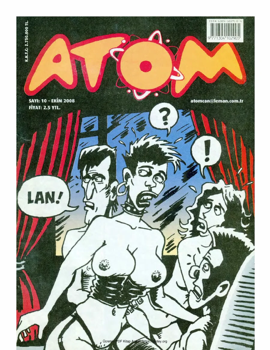 Atom 2008 Sayı 10 kapak görseli