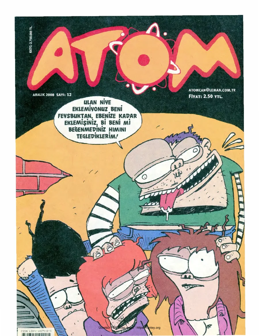 Atom 2008 Sayı 12 kapak görseli