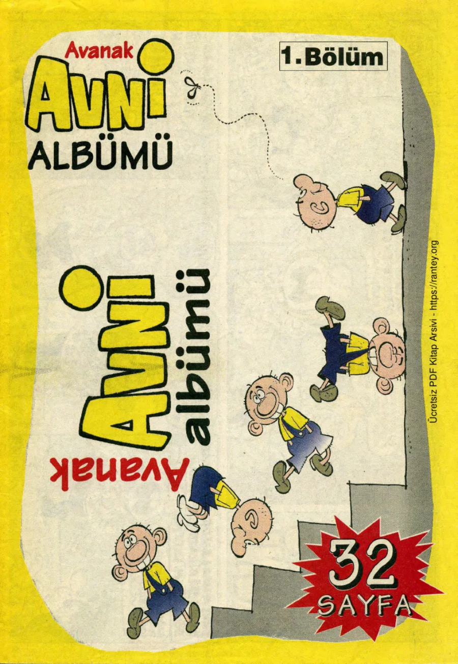Avanak Avni Albümü 1. Bölüm kitap kapağı