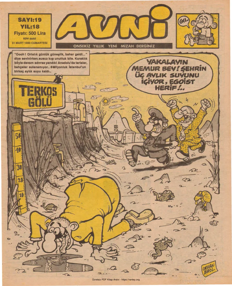 Avni Sayı 019 kitap kapağı