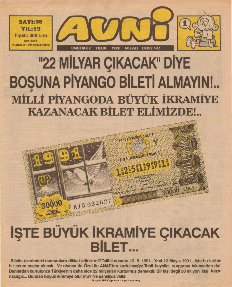 Avni Sayı 056 kapak görseli