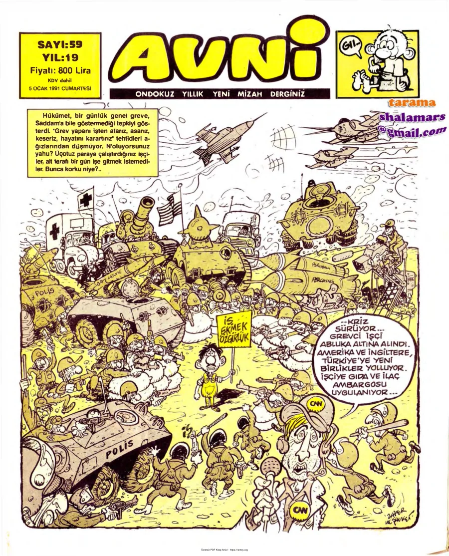 Avni Sayı 059 kitap kapağı