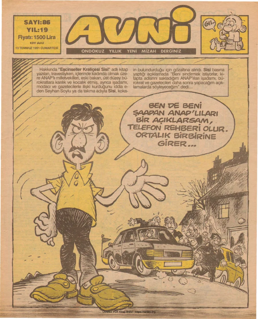 Avni Sayı 086 kapak görseli