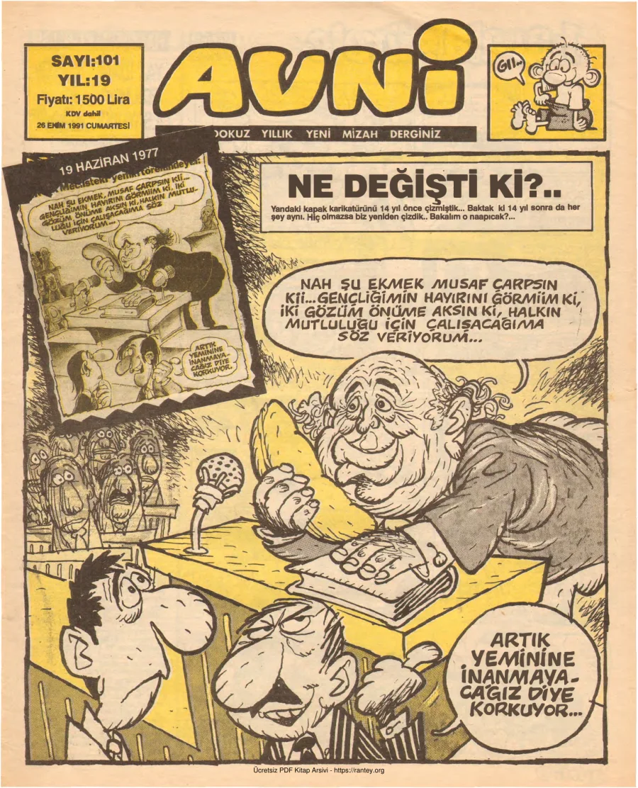 Avni Sayı 101 kapak görseli