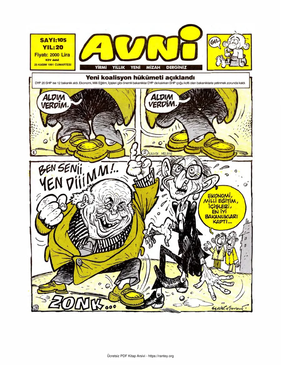 Avni Sayı 105 kapak görseli