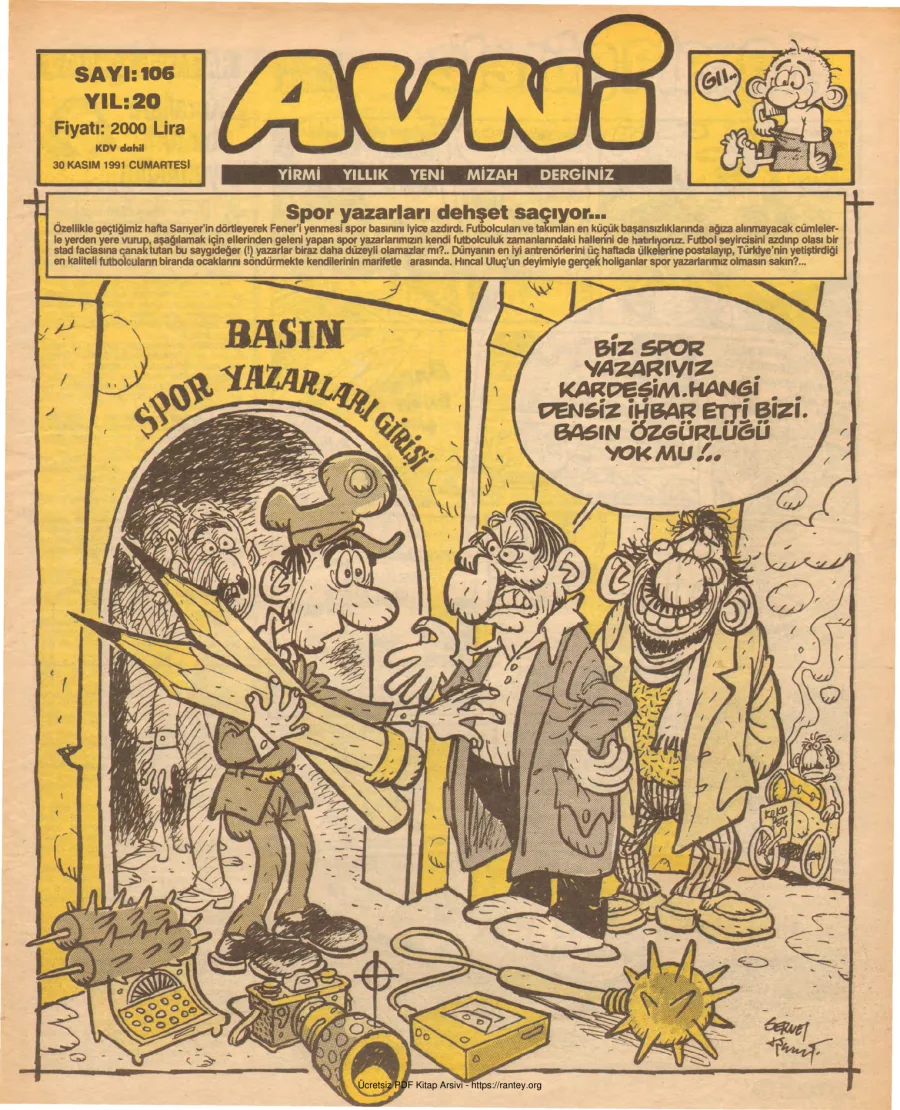 Avni Sayı 106 kapak görseli