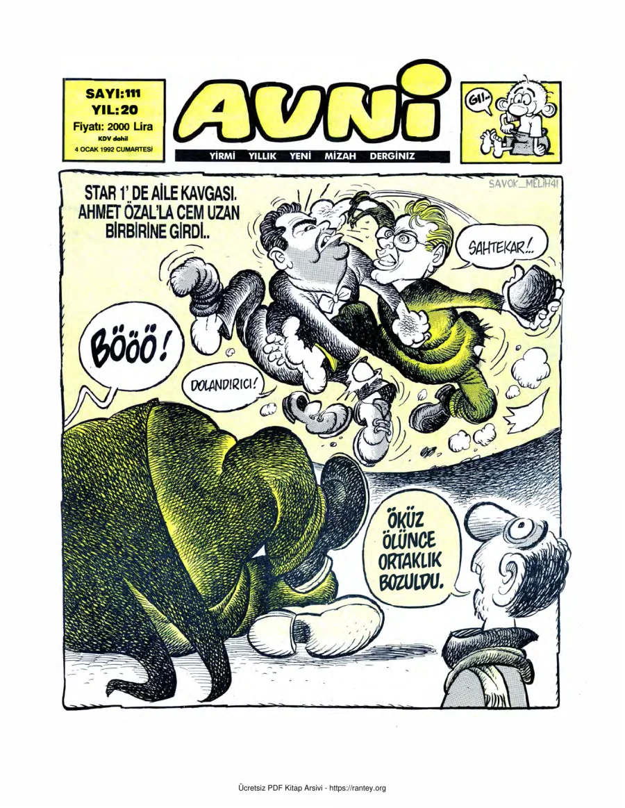 Avni Sayı 111 kitap kapağı