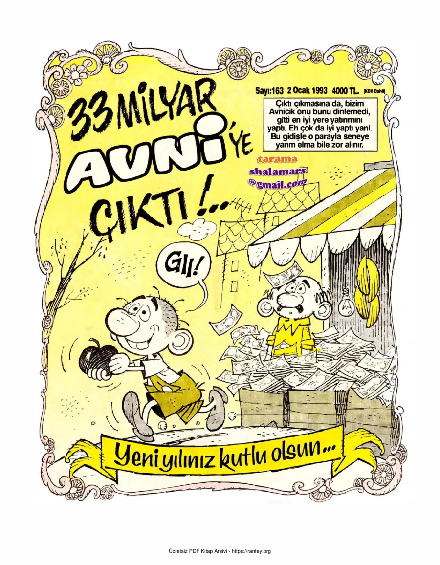 Avni Sayı 163 kapak görseli
