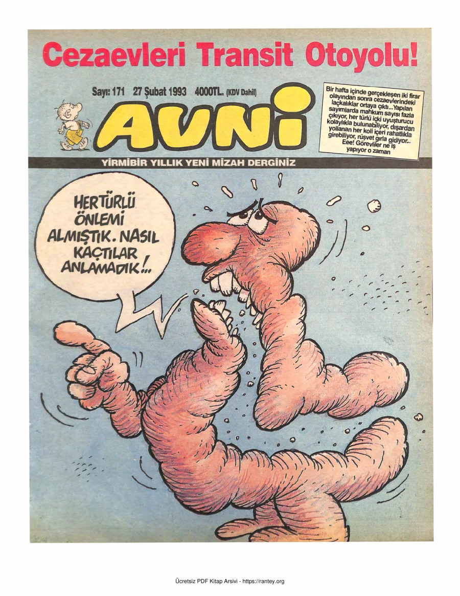 Avni Sayı 171 kapak görseli
