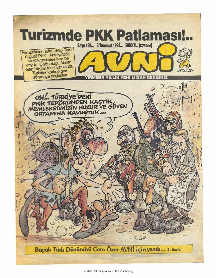 Avni Sayı 189 kapak görseli