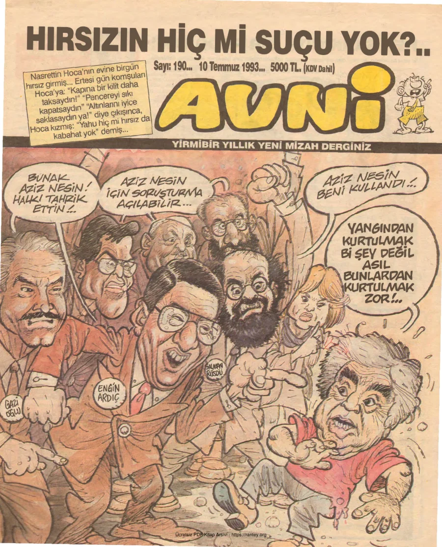 Avni Sayı 190 kapak görseli