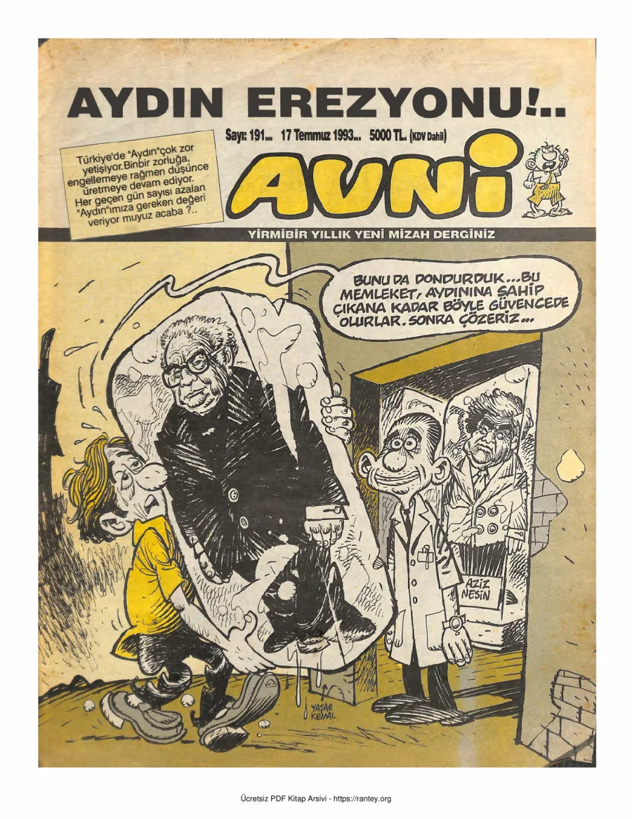 Avni Sayı 191 kapak görseli