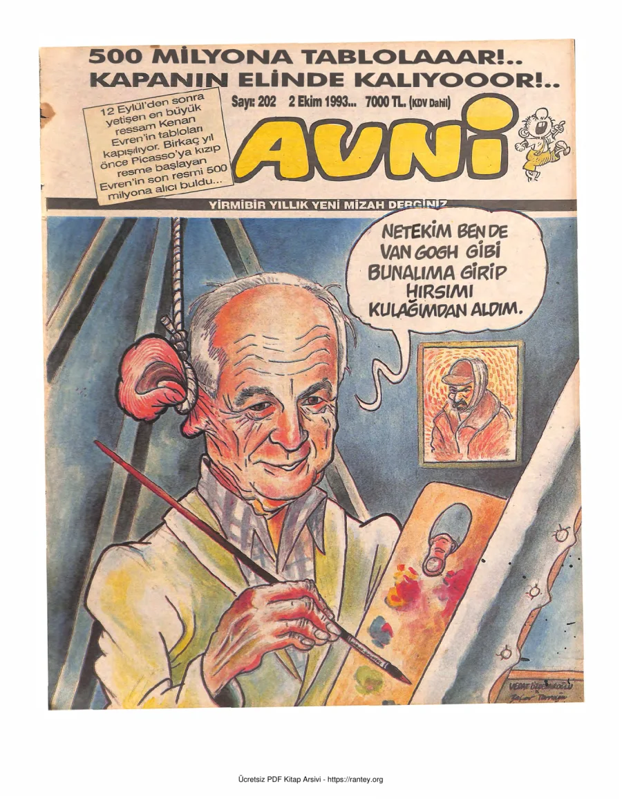 Avni Sayı 202 kapak görseli