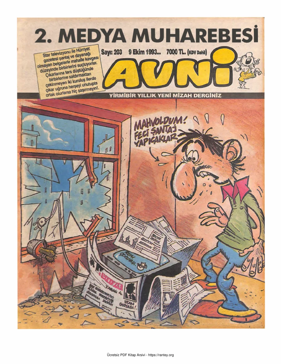 Avni Sayı 203 kapak görseli