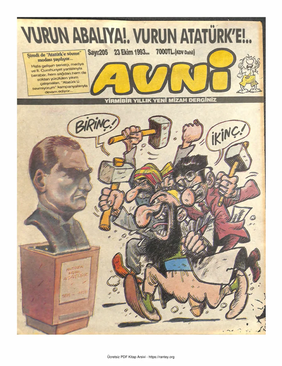 Avni Sayı 205 kapak görseli