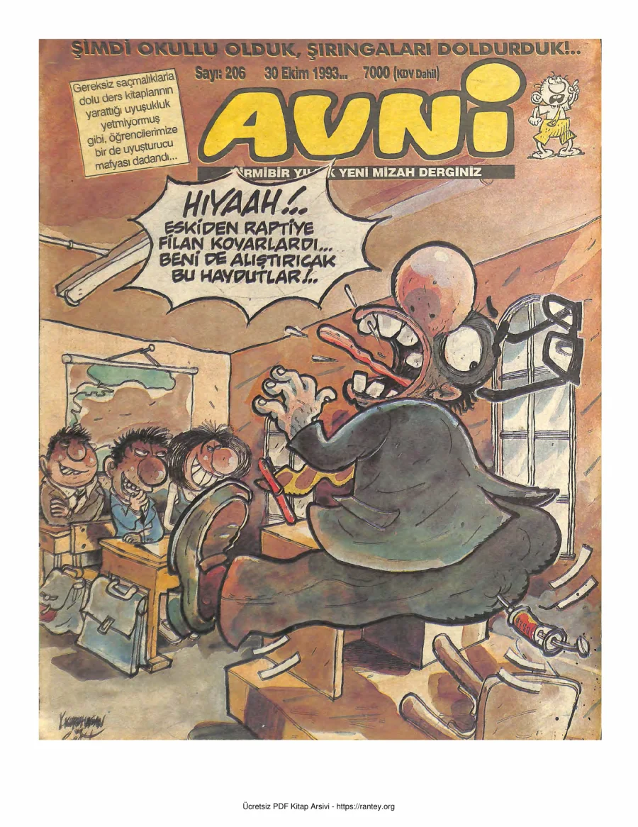 Avni Sayı 206 kapak görseli