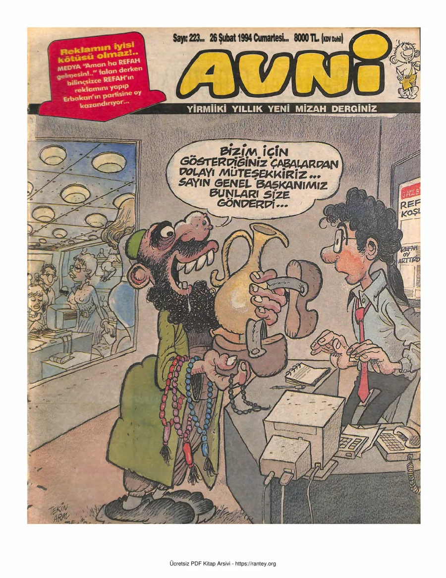 Avni Sayı 223 kapak görseli
