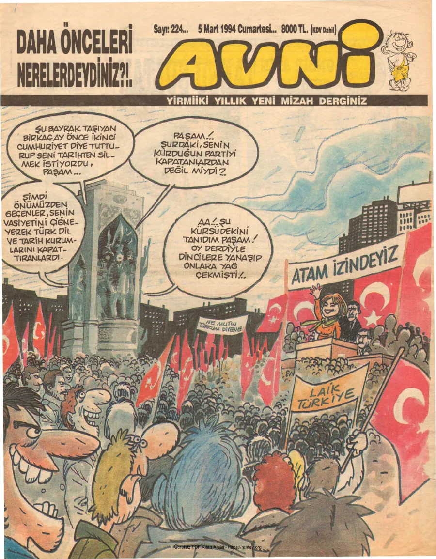 Avni Sayı 224 kapak görseli