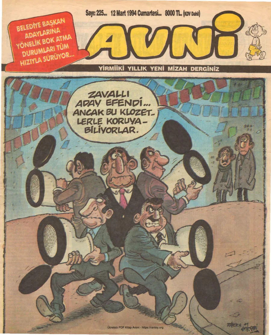 Avni Sayı 225 kapak görseli