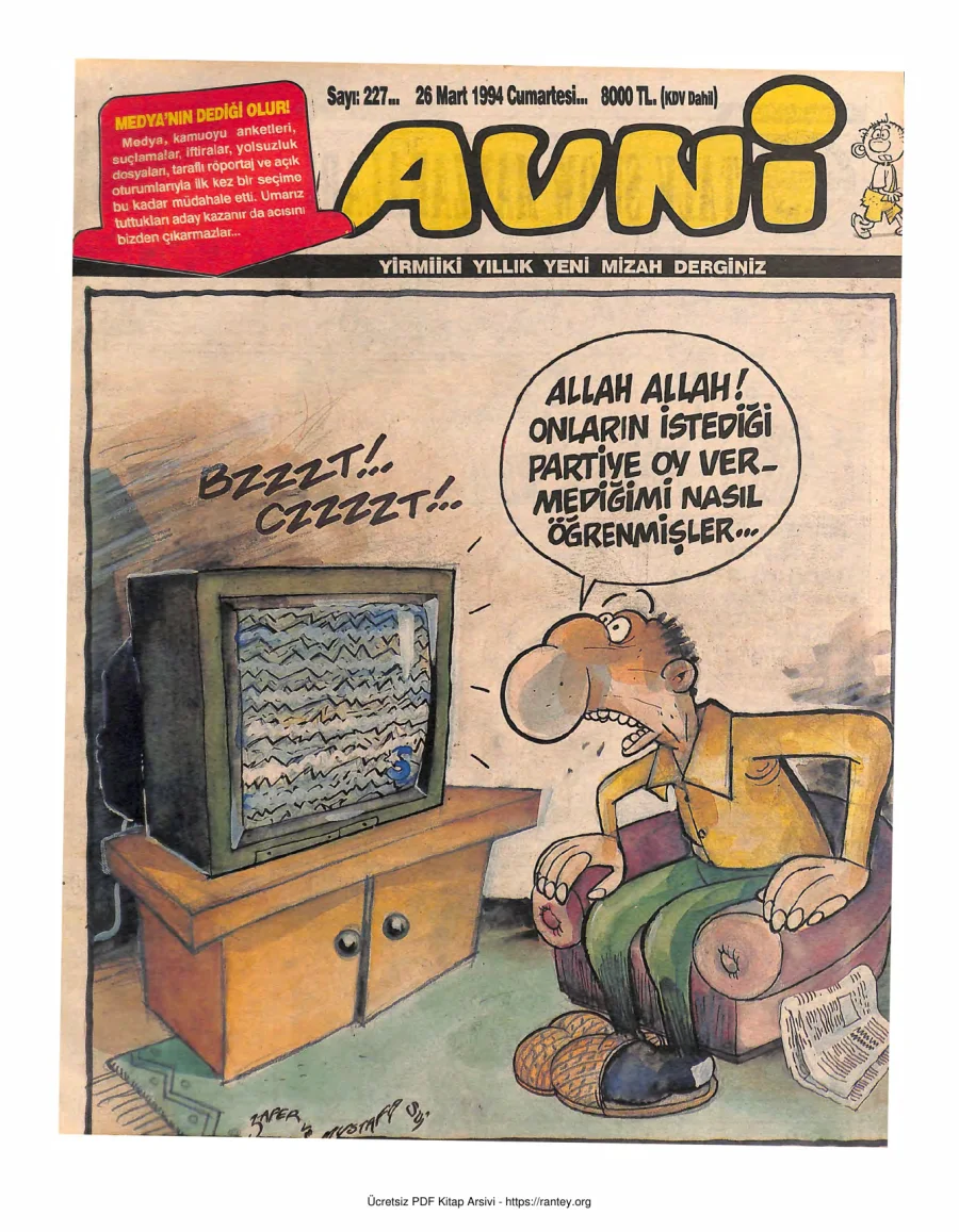 Avni Sayı 227 kapak görseli