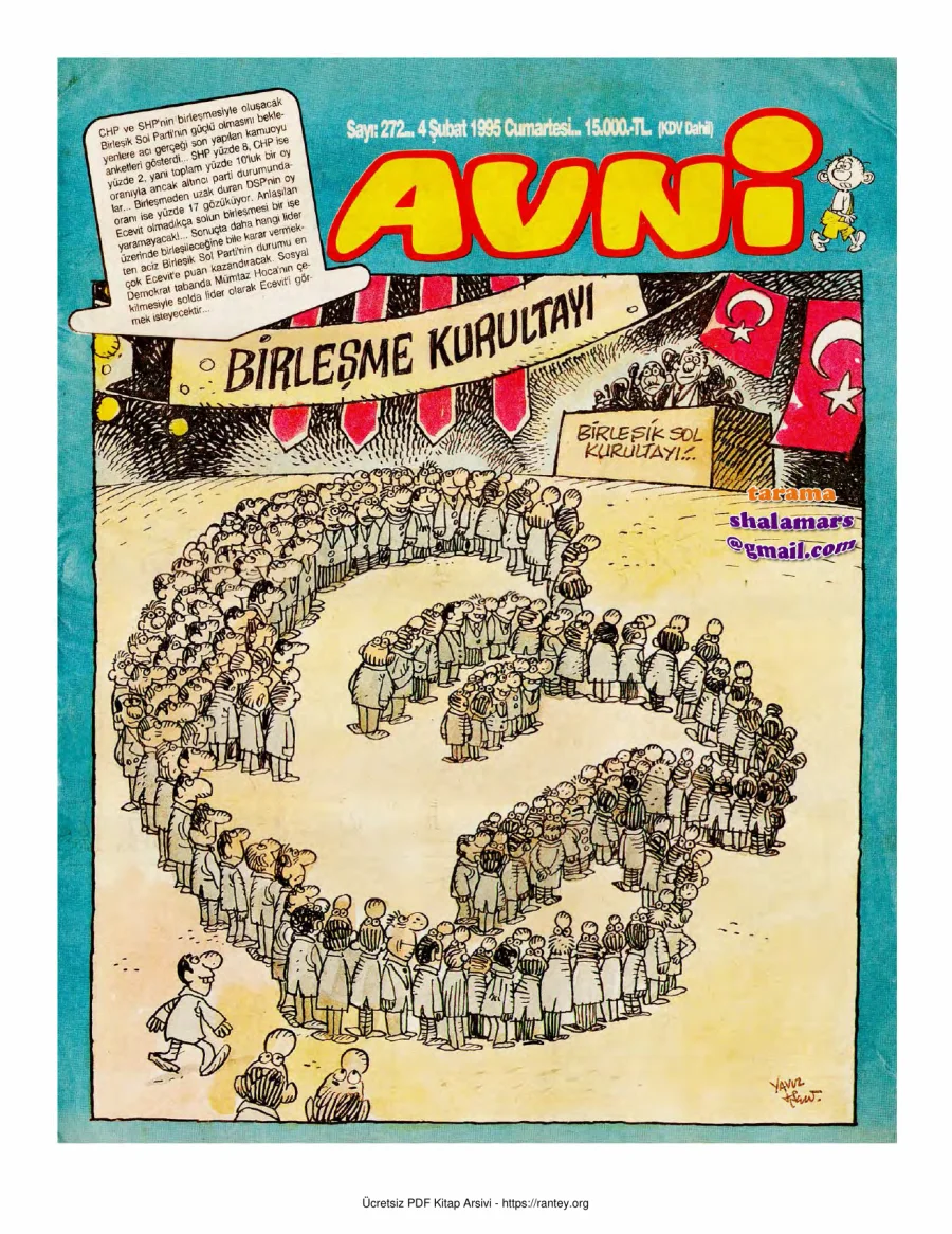 Avni Sayı 272 kapak görseli
