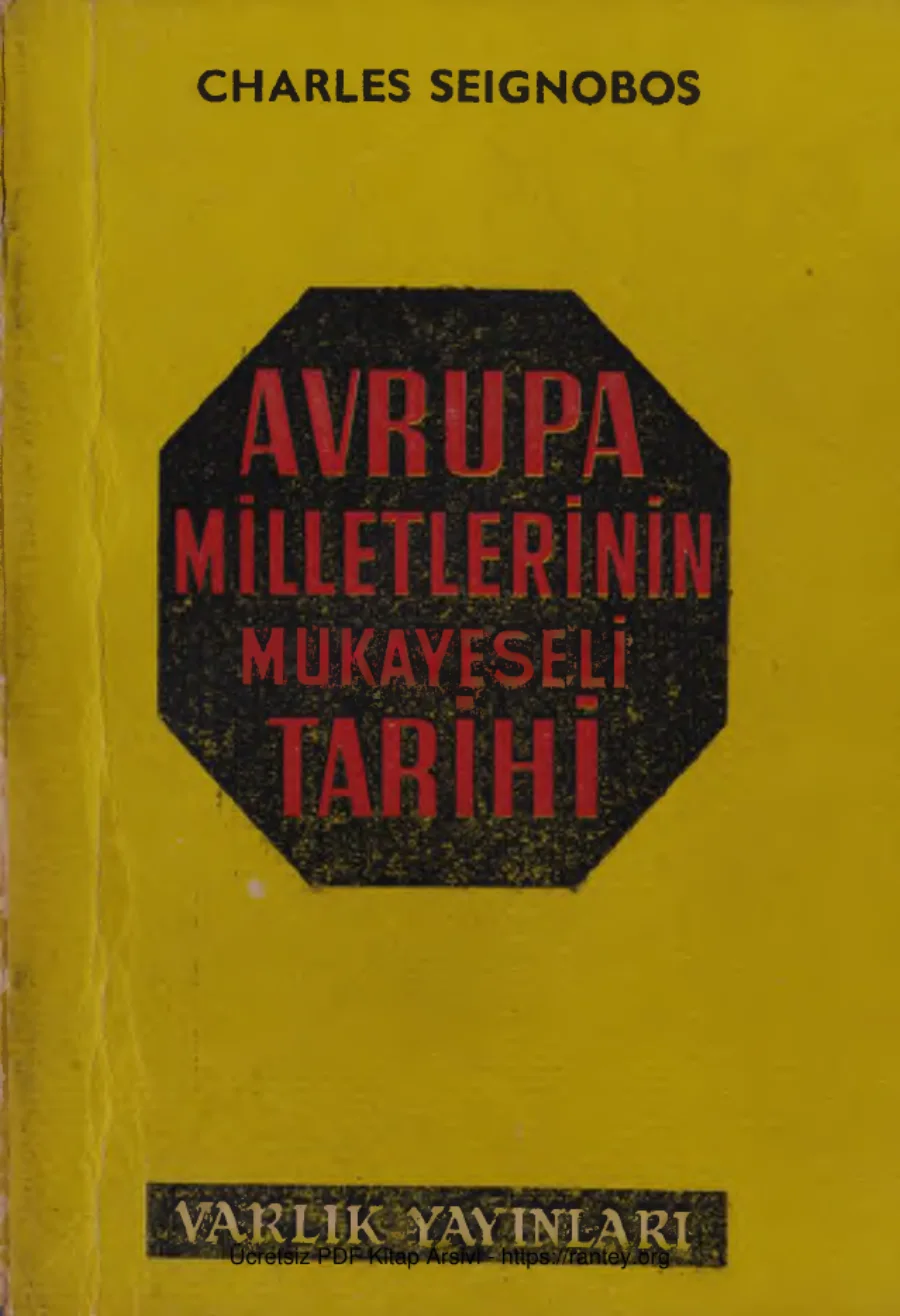 Avrupa Milletlerinin Mukayeseli Tarihi kapak görseli