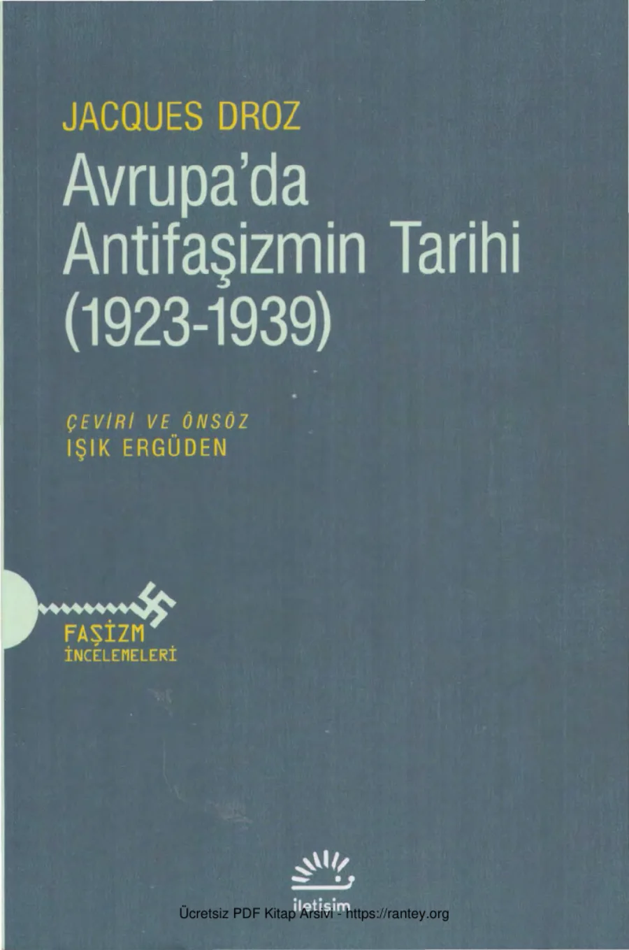 Avrupada Antifaşizmin Tarihi 1923 1939 kapak görseli