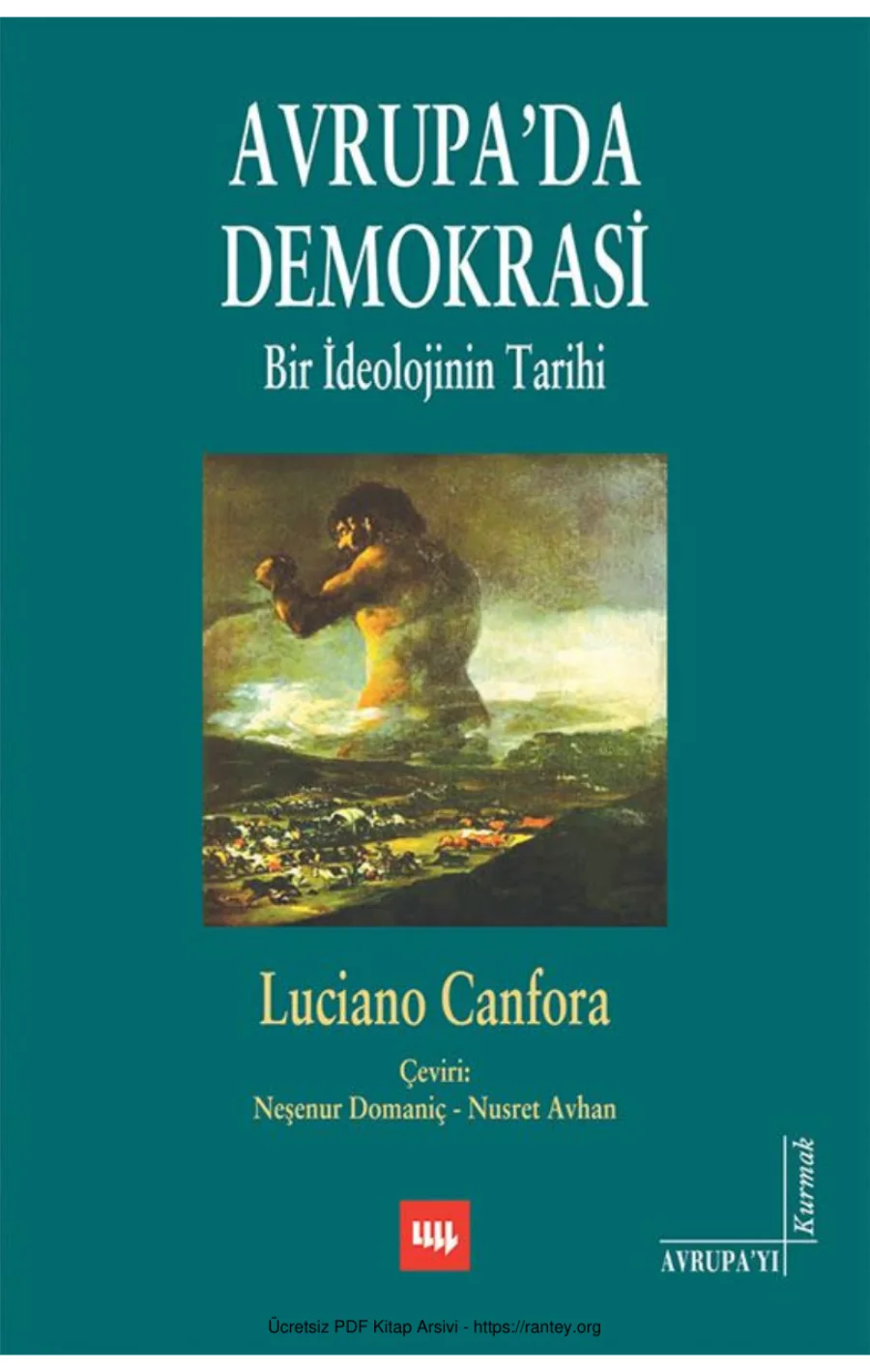Avrupayı Kurmak Literatür Luciano Canfora kapak görseli