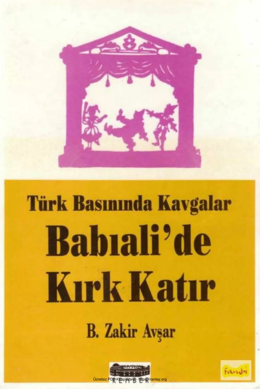 Avşar Babıalide Kırk Katır Rehber Yayınları kapak görseli