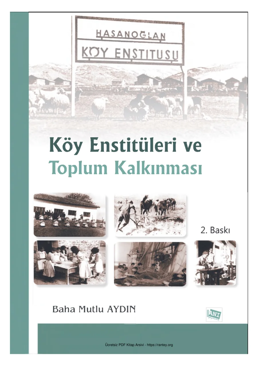 Aydın Köy Enstitüleri ve Toplum Kalkınması Anı Yayınları kapak görseli