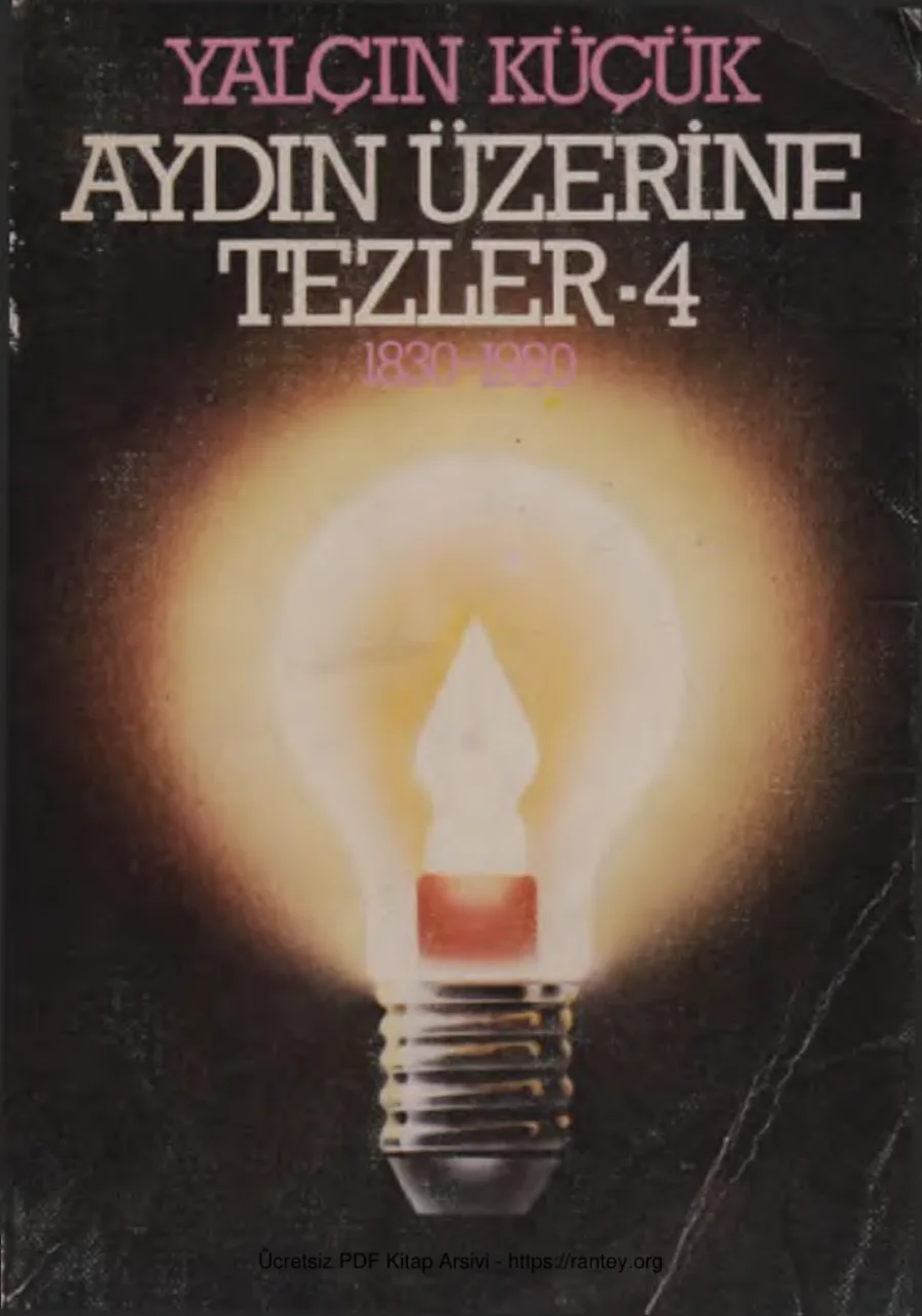 Aydın Üzerine Tezler 4 kapak görseli