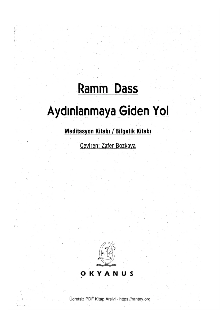 AYDINLANMAYA GİDEN YOL RAMM DASS kapak görseli